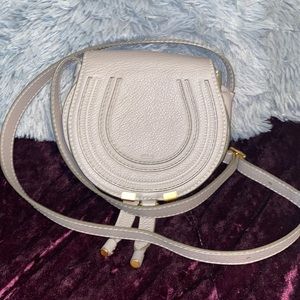 CHLOÈ Small Marcie Leather Saddle Bag